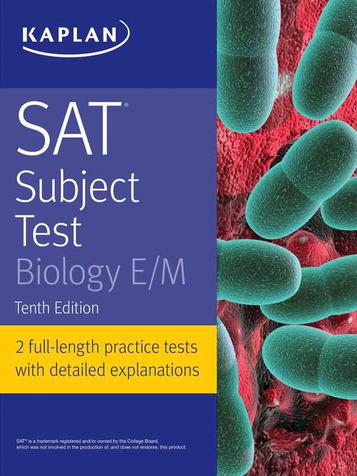 Cover image for SAT Subject Test Biology E/M